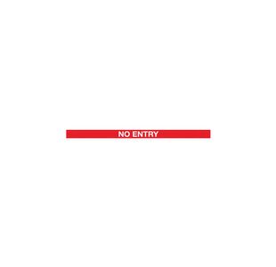 Magn Barrier Bk No Entry Rd/Wht 4.6