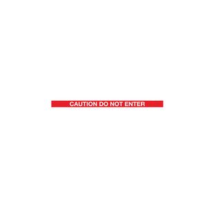 Magnetic Bk/Belt End Ylw Caution