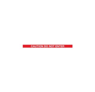 Magn Barrier Blk Caution Rd/Wht 7.6