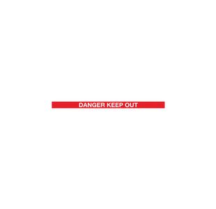 Magnetic Belt End Yellow Danger
