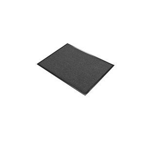 Entrance Door Mat 0.9X1M Black/Steel