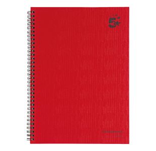 Wbnd Notebook Rld 160Pg A4 Red Pk5