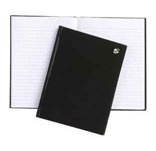 Notebook 80Gsm Rld 160Pg A5 Blk Pk5