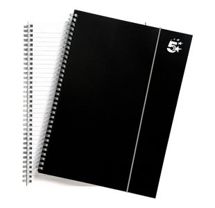 Wbnd Notebook Rld 80Gsm A4 Blk Pk6
