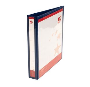 4D-Ring Ring Binder A4 25Mm Blu Pk10