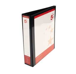 4D-Ring Ring Binder A4 38Mm Blk Pk10