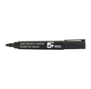 Permanent Marker Bullet Tip Blk Pk10
