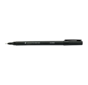 Permanent Marker Fine Tip Blk Pk10