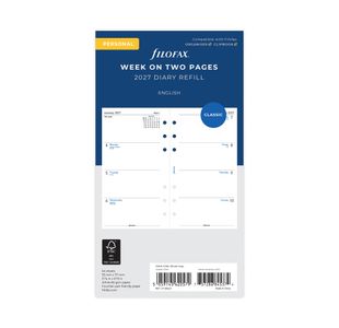 Filofax Refill Wtv Personal Wht 2027