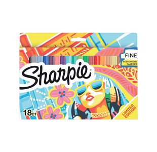 Sharpie Permanent Markers Ast Pk18