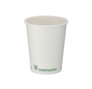 Sgl Wall Coffee Cup 4Oz Wht Pk1000
