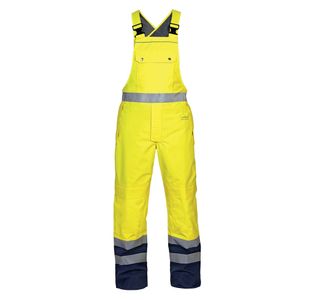 Utting Sns Wpf Bib/Brace Ylw/Nvy L