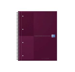 Oxford Hdbk Wbnd Nbk A4+ Red