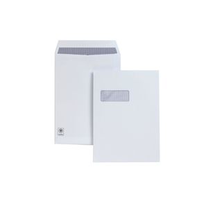 Pf C4 Wht Ss Wdw Pocket Env Pk250