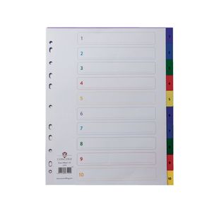 Concord Index 1-10 A4 Ew Pp Mcol