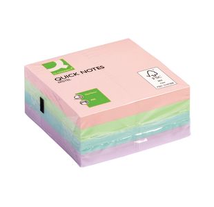 Q-Connect Pastel Quick Note Cube