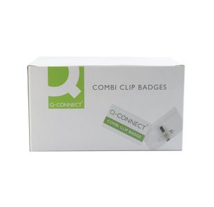 Q-Connect Combi Badge 40X75Mm Pk50