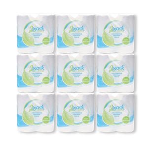 2Work Rcyc Toilet Roll 200Sh Pk36