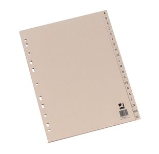Q-Connect Manilla Divider A-Z Buff