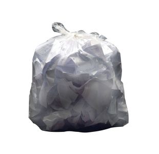 2Work Swing Bin Liner 45L Wht Pk1000