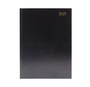 Desk Diary 2 Dpp A4 Black 2027