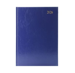 Desk Diary 2 Dpp A4 Blue 2026