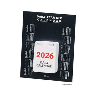 Daily Tear Off Desk Calendar 2026