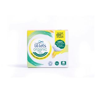 Lil-Lets Org Sani Pads Norm X10 Pk24