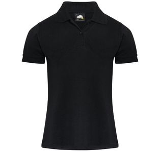 Ladies Eagle Polo Shirt Black 16