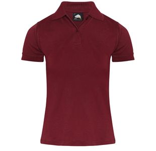 Ladies Eagle Polo Burgundy 16