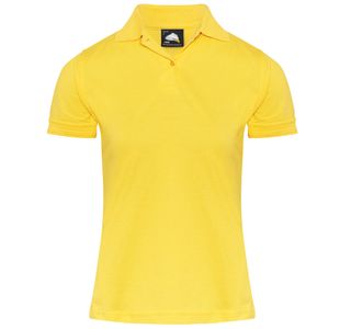 Ladies Eagle Polo Shirt Yellow 12
