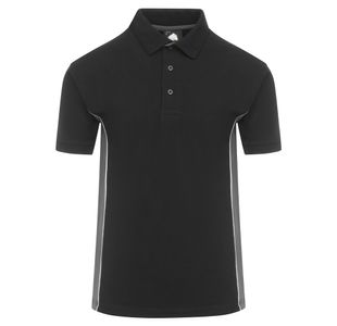 Silverswift Polo Shirt Blk/Grh Xs