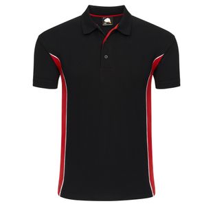 Silverswift Polo Shirt Blk/Red M