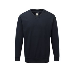 Buzzard V-Neck Sweatshirt Navy S
