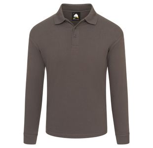 Weaver Long Sleeved Polo Grh 4Xl