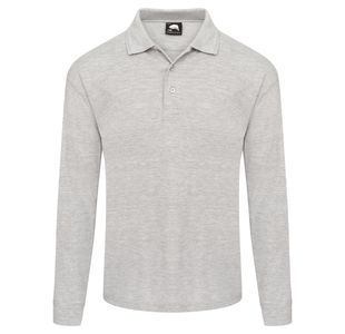 Weaver Long Sleeved Polo Ash L