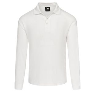 Weaver Long Sleeved Polo White Xl