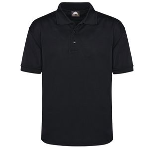 Oriole Wicking Polo Black 2Xl