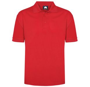 Oriole Wicking Polo Shirt Red 5Xl