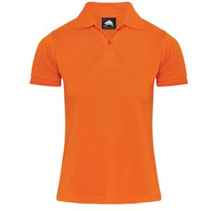 Ladies Eagle Polo Shirt Orange 12