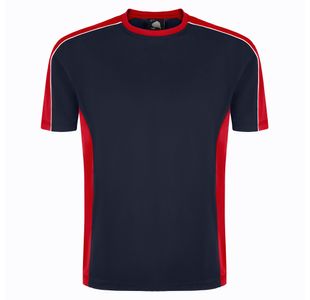 Avocet Wicking T-Shirt Navy/Red M