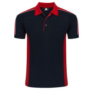 Avocet Polo Shirt Black/Red 3Xl