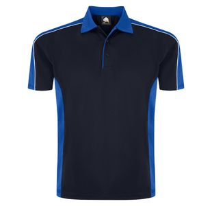 Avocet Wicking Polo Navy/Ro Blu Xl