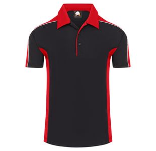 Avocet Wicking Polo Navy/Red Xs