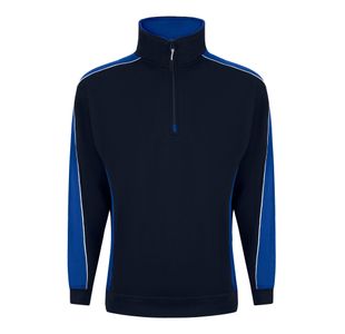 Avocet Sweatshirt Zip Nvy/Ro Blu L