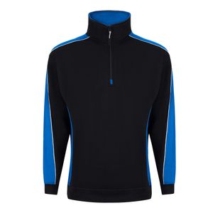 Avocet Sweatshirt Zip Blk/Reflex M