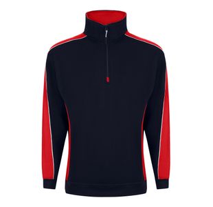 Avocet Sweatshirt Zip Nvy/Red M