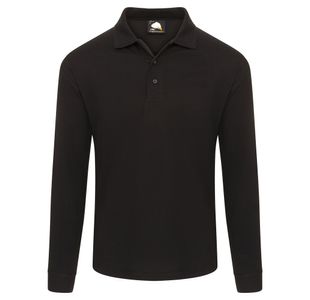 Weaver Long Sleeved Polo Black Xs