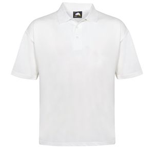 Raven Polo Shirt Unisex White Xl