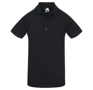 Egret Male Slim Fit Polo Black 2Xl
